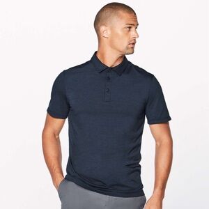 Lululemon Evolution Short Sleeve Polo Shirt in Nautical Navy